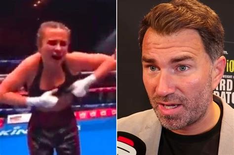 mma flashing boobs|Boxing boob flash: Eddie Hearn rips Daniella Hemsley’s celebration